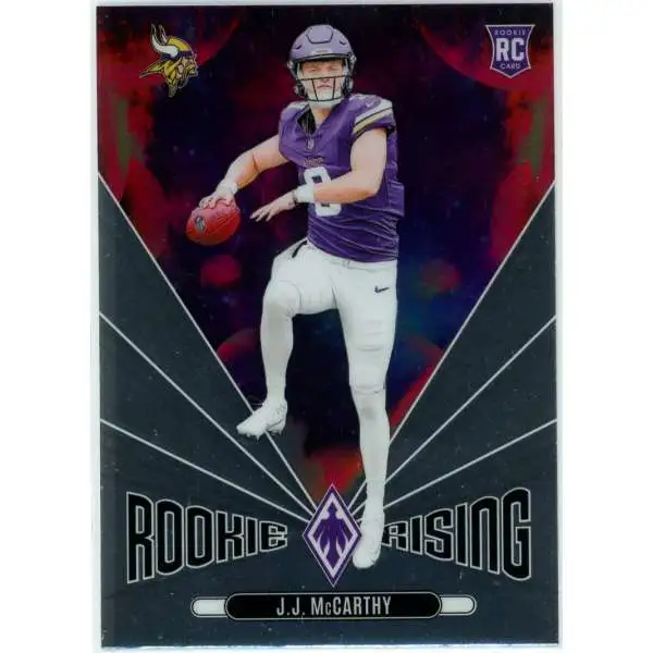 NFL 2024 Panini Phoenix Football Rookie Rising J.J. McCarthy RR-JMY [Rookie]