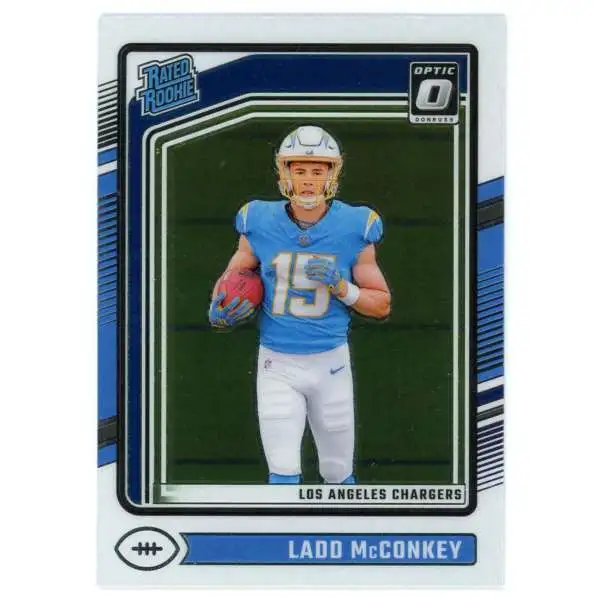 NFL 2024 Panini Donruss Optic Football Ladd McConkey #266 [Rookie]
