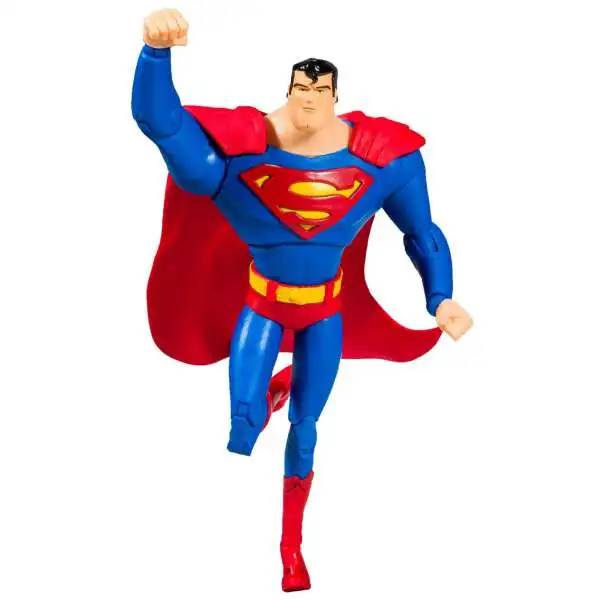 McFarlane Toys DC Multiverse Superman Action Figure [The Animated Series, Blue & Red Suit]
