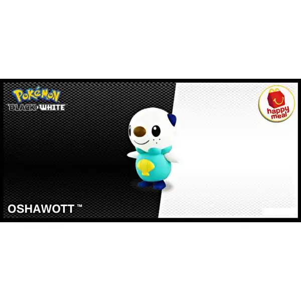 Pokemon Black & White Happy Meal Oshawott Action Figure [Loose]