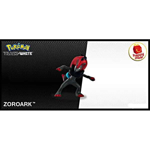 Pokemon Black & White Happy Meal Zoroark Action Figure [Loose]