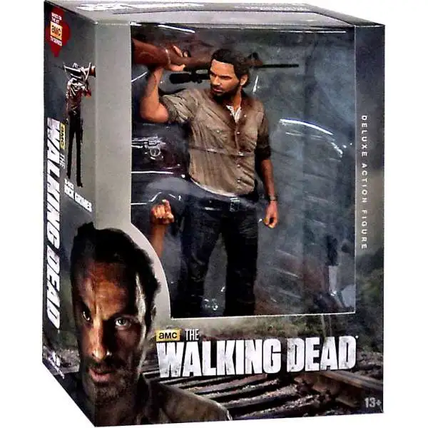McFarlane Toys The Walking Dead AMC TV Rick Grimes Deluxe Action Figure