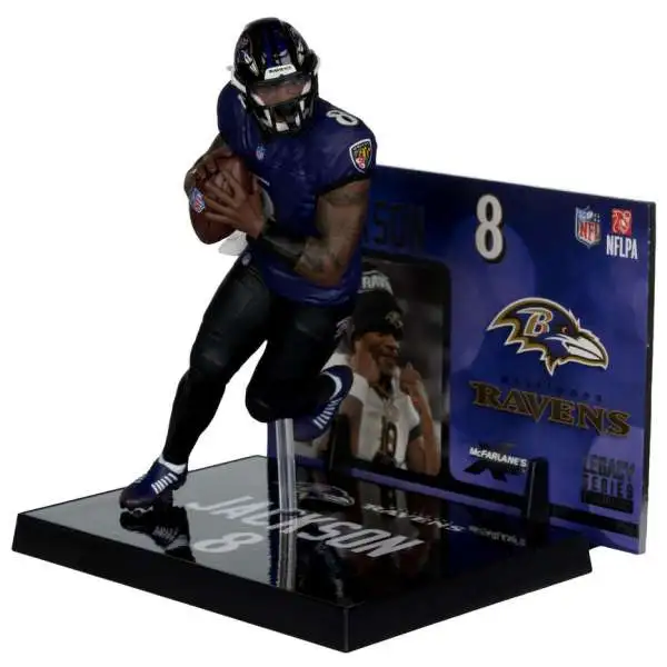 McFarlane Toys NFL Baltimore Ravens Sports Football Lamar Jackson Action Figure [Alternate Jersey]