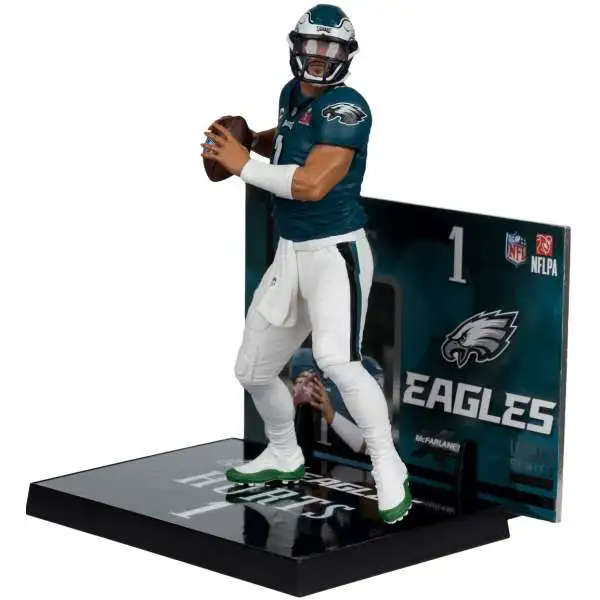 McFarlane Toys NFL Philadelphia Eagles Jalen Hurts Posed Figure [Super Bowl Edition]