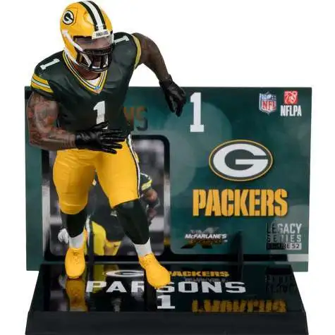 McFarlane Toys NFL Green Bay Packers Micah Parsons Posed Figure (Pre-Order ships August)