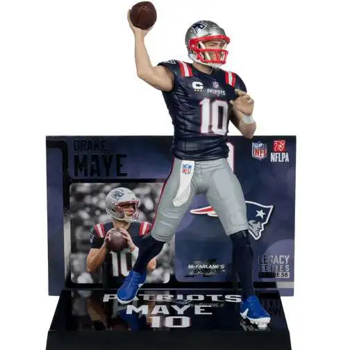 McFarlane Toys NFL New England Patriots Drake Maye Posed Figure (Pre-Order ships August)