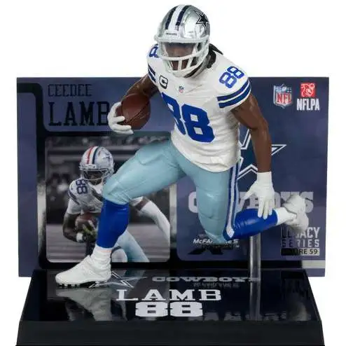 McFarlane Toys NFL Dallas Cowboys Ceedee Lamb Posed Figure (Pre-Order ships August)