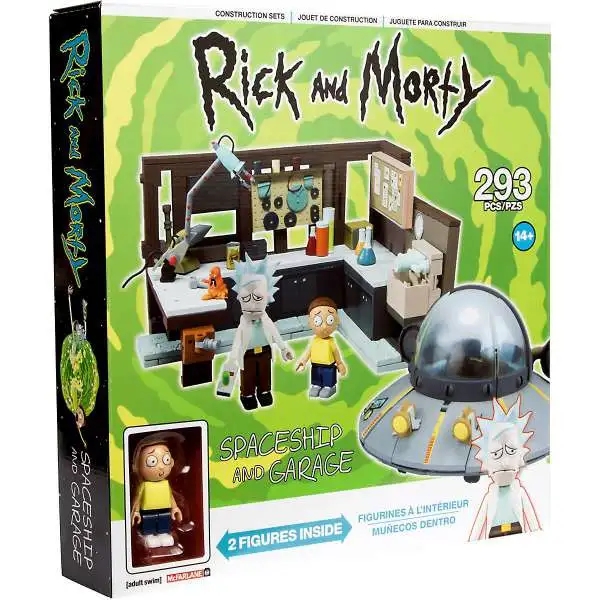 McFarlane Toys Rick & Morty Spaceship & Garage Large Construction Set [Loose]