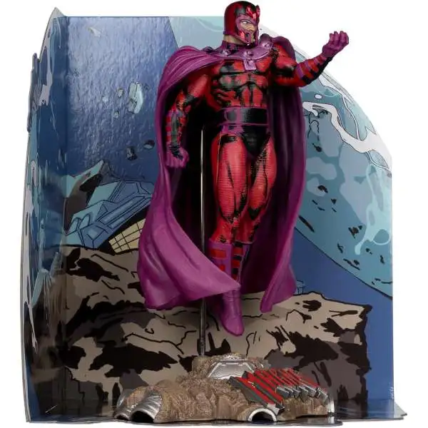 McFarlane Toys Marvel Magneto Posed Figure with Scene [X-Men #1]