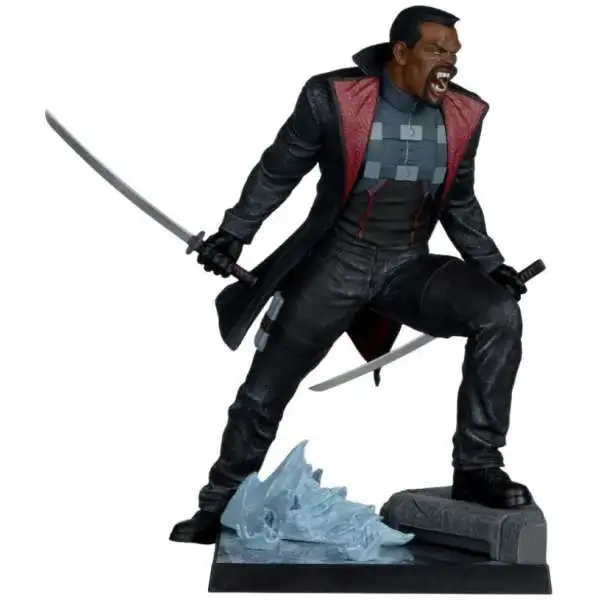 McFarlane Toys Marvel Blade Posed Figure with Scene & Comic [Blade #1, Red Platinum Edition]