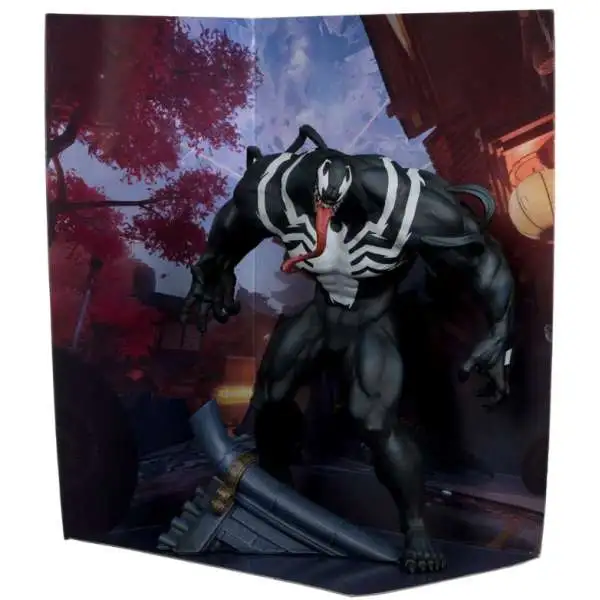 McFarlane Toys Marvel Rivals Gamerverse Venom Posed Figure with Scene & Comic