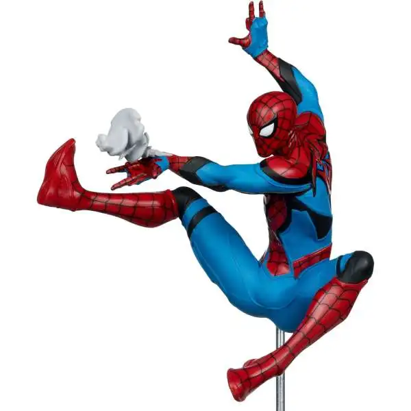 McFarlane Toys Marvel Rivals Gamerverse Spider-Man Posed Figure with Scene & Comic