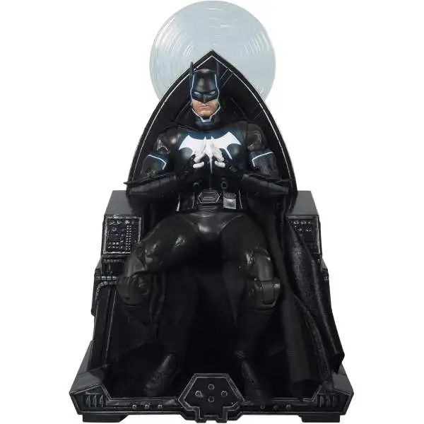 McFarlane Toys DC Multiverse Collector Edition Batman Action Figure [Darkseid War, Mobius Chair, Black Costume, Damaged Package]