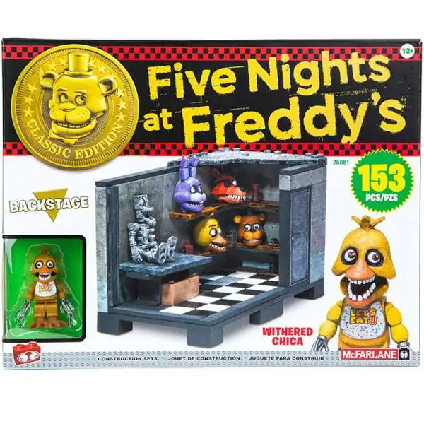 McFarlane Toys Five Nights at Freddy's Classic Series Backstage Medium Construction Set [New & Improved]