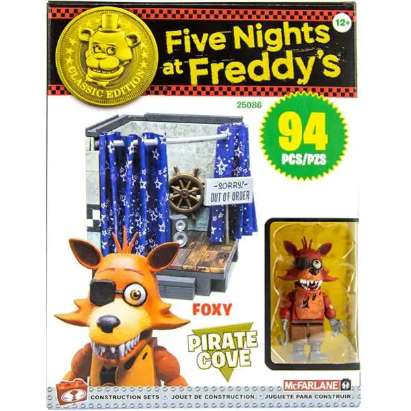 McFarlane Toys Five Nights at Freddy's Classic Series Pirate Cove Small Construction Set [New & Improved]