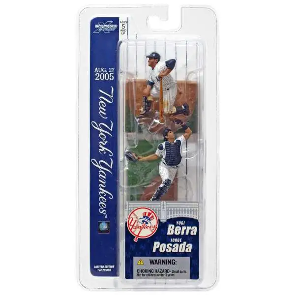 McFarlane Toys MLB New York Yankees Sports Picks Baseball 3 Inch Mini Yogi Berra & Jorge Posada Exclusive Mini Figure 2-Pack
