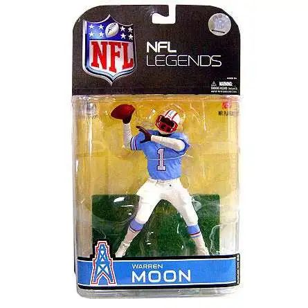 McFarlane Toys NFL Houston Oilers Sports Picks Football Legends Series 4 Warren Moon Action Figure [White Sleeves, Damaged Package]