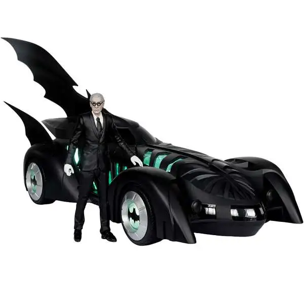 McFarlane Toys DC Multiverse Alfred Pennyworth & Batmobile Action Figure Vehicle [Batman Forever]