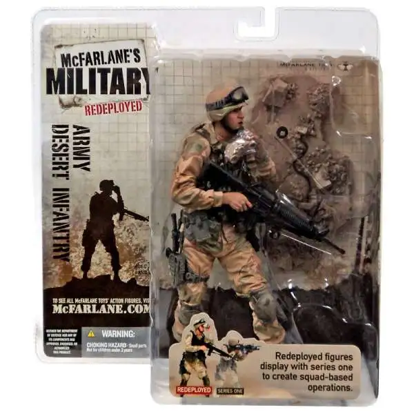 McFarlane Military Redeployed Army Ranger Action Figure FREE SHIPPING 