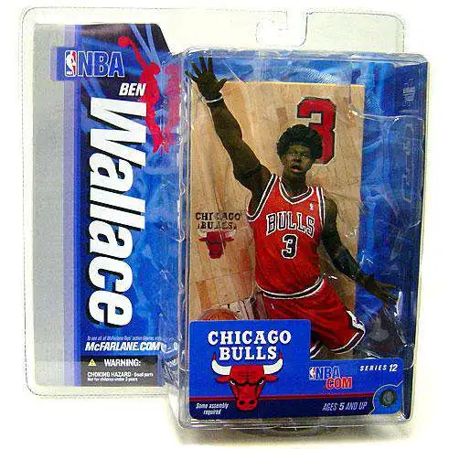 McFarlane Toys NBA Chicago Bulls Sports Picks Basketball Series 12 Ben Wallace Action Figure [Red Jersey]