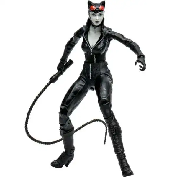 McFarlane Toys DC Multiverse Solomon Grundy Series, Gold Label Collection Catwoman Exclusive Action Figure [Black & White, Arkham City]