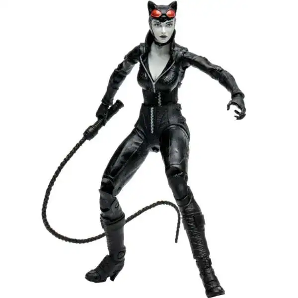 McFarlane Toys DC Multiverse Solomon Grundy Series, Gold Label Collection Catwoman Exclusive Action Figure [Black & White, Arkham City, Loose]