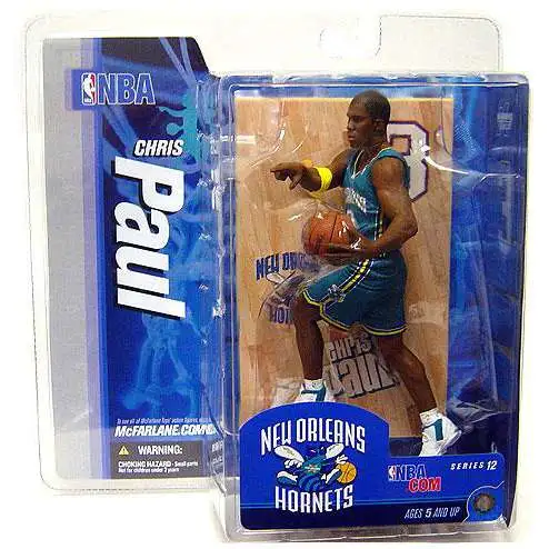 McFarlane Toys NBA New Orleans Hornets Sports Basketball Series 12 Chris Paul Action Figure [Teal Jersey, Damaged Package]