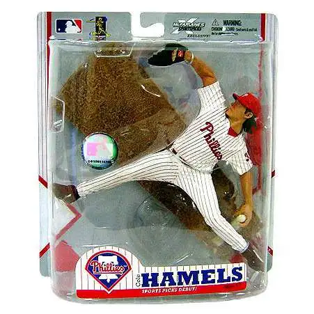 McFarlane Toys MLB Philadelphia Phillies Sports Picks Baseball Exclusive Cole Hamels Exclusive Action Figure [Home Pinstripe Jersey]