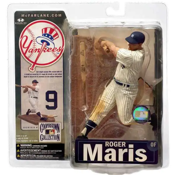 McFarlane Toys MLB New York Yankees Sports Picks Baseball Cooperstown Collection Series 4 Roger Maris Action Figure [Pinstripes]