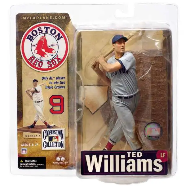 McFarlane Toys MLB Sports Picks Baseball Cooperstown Collection Series 4 Ted Williams (Boston Red Sox) Action Figure [Gray Uniform]