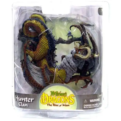 McFarlane Toys Dragons The Rise of Man Series 8 Hunter Clan 2 Action Figure [Damaged Package]