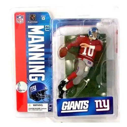 McFarlane Toys NFL New York Giants Sports Picks Football Series 13 Eli Manning Action Figure [Red Jersey Variant]