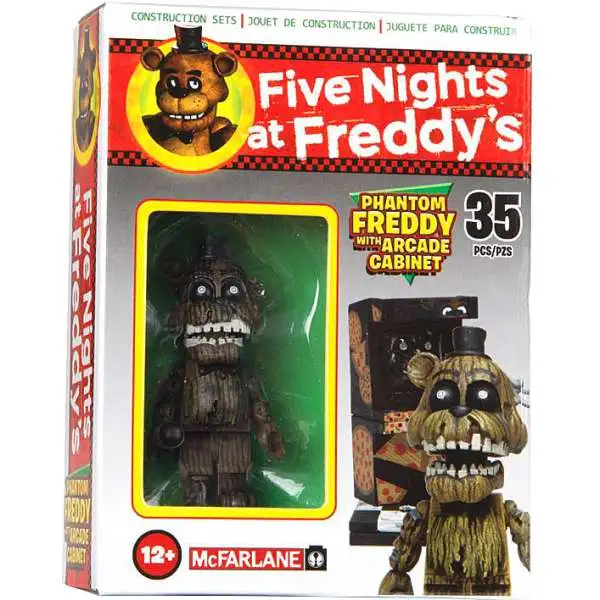 McFarlane Toys Five Nights at Freddy's Phantom Freddy with Arcade Cabinet Micro Figure Build Set
