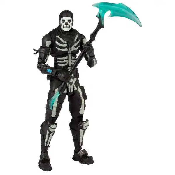 McFarlane Toys Fortnite Green Glow Skull Trooper Exclusive Action Figure [Glow-in-the-Dark]