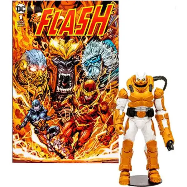 McFarlane Toys DC Page Punchers Heatwave Action Figure & Comic Book [The Flash, Damaged Package]