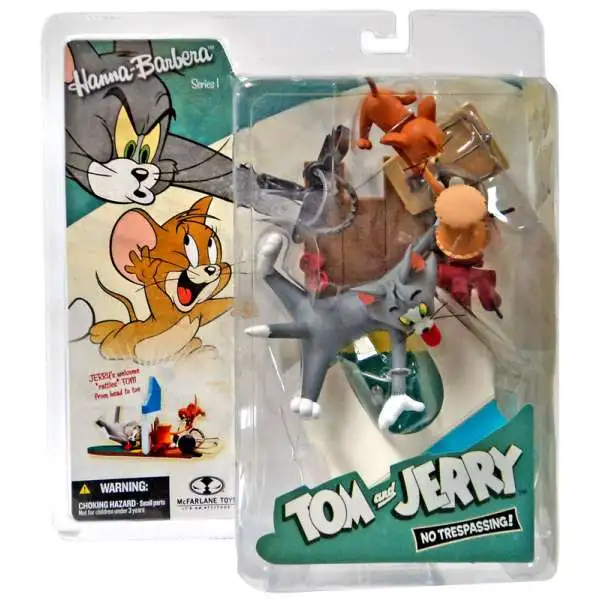 McFarlane Toys Hanna-Barbera Tom & Jerry No Trespassing Action Figure