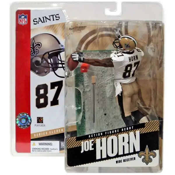McFarlane Toys NFL New Orleans Saints Sports Picks Football Series 11 Joe Horn Action Figure [White Jersey Variant]