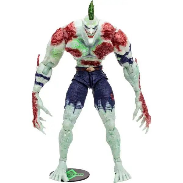 McFarlane Toys DC Multiverse Gold Label Collection The Joker Titan Exclusive MEGA Action Figure [Arkham Asylum, Glow in The Dark]