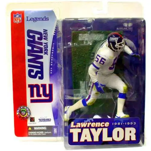 McFarlane Toys NFL New York Giants Sports Picks Football Legends Series 1 Lawrence Taylor Action Figure [White Jersey Variant]