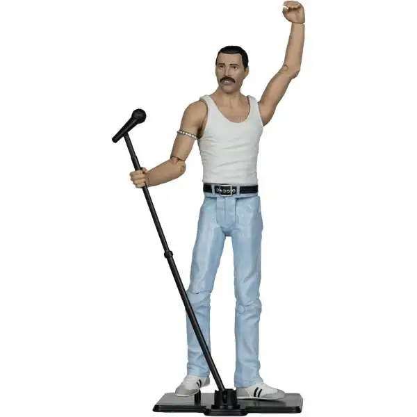 McFarlane Toys Queen Music Maniacs Freddie Mercury Action Figure [Live Aid 1985]
