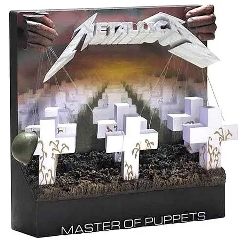 McFarlane Toys llica 3Dアルバムカヴァー McFarlane Toys Music Pop Culture Masterworks Metallica Master of