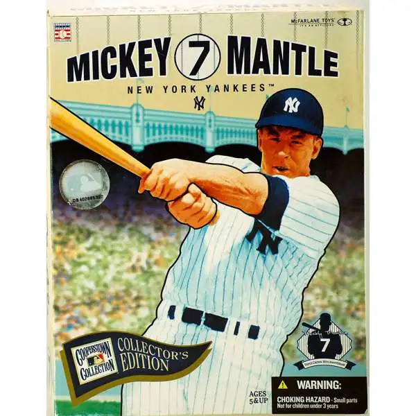 McFarlane Toys MLB New York Yankees Sports Picks Baseball Cooperstown Collection Mickey Mantle Action Figure [Collector's Edition]
