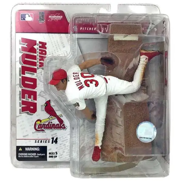 McFarlane Toys MLB St. Louis Cardinals Sports Picks Baseball Series 14 Mark Mulder Exclusive Action Figure [White Jersey]