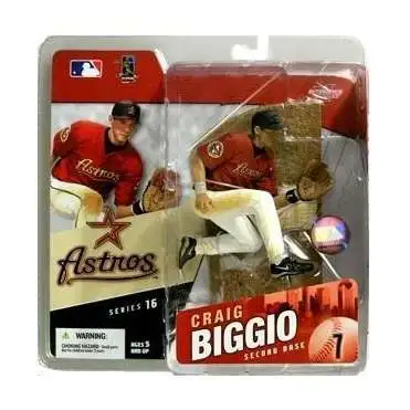 McFarlane Toys MLB Houston Astros Sports Baseball Series 16 Craig Biggio Action Figure [Red Jersey]