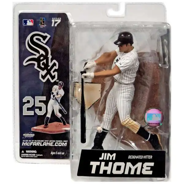 McFarlane Toys MLB Chicago White Sox Sports Picks Baseball Series 17 Exclusive Jim Thome Exclusive Action Figure [White Jersey]