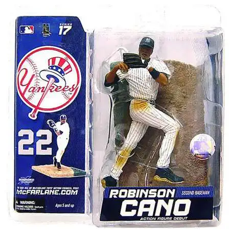 McFarlane Toys MLB New York Yankees Sports Picks Baseball Series 17 Exclusive Robinson Cano Exclusive Action Figure [White Jersey]