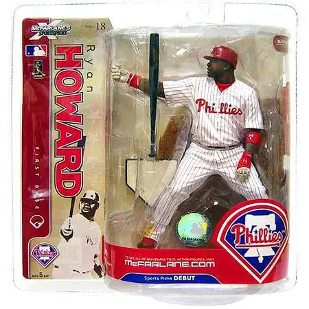 McFarlane Toys MLB Philadelphia Phillies Sports Picks Baseball Series 18 Ryan Howard Action Figure [White Jersey]