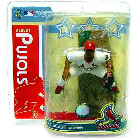 McFarlane Toys MLB St. Louis Cardinals Sports Picks Baseball Series 19 Albert Pujols Action Figure [White Jersey Red Wristband]