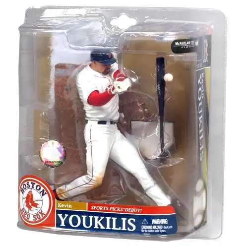 McFarlane Toys MLB Boston Red Sox Sports Picks Baseball Series 20 Exclusive Kevin Youkilis Action Figure [White Jersey]