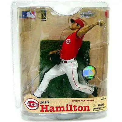 McFarlane Toys MLB Cincinnati Reds Sports Picks Baseball Series 21 Josh Hamilton Action Figure [Package Missing Outside Name Label]